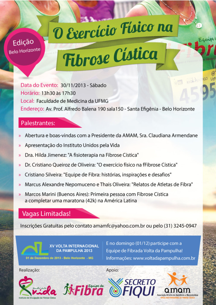 IV Ciclo de Palestras – Exercício Físico na FC (Edição Belo Horizonte)
