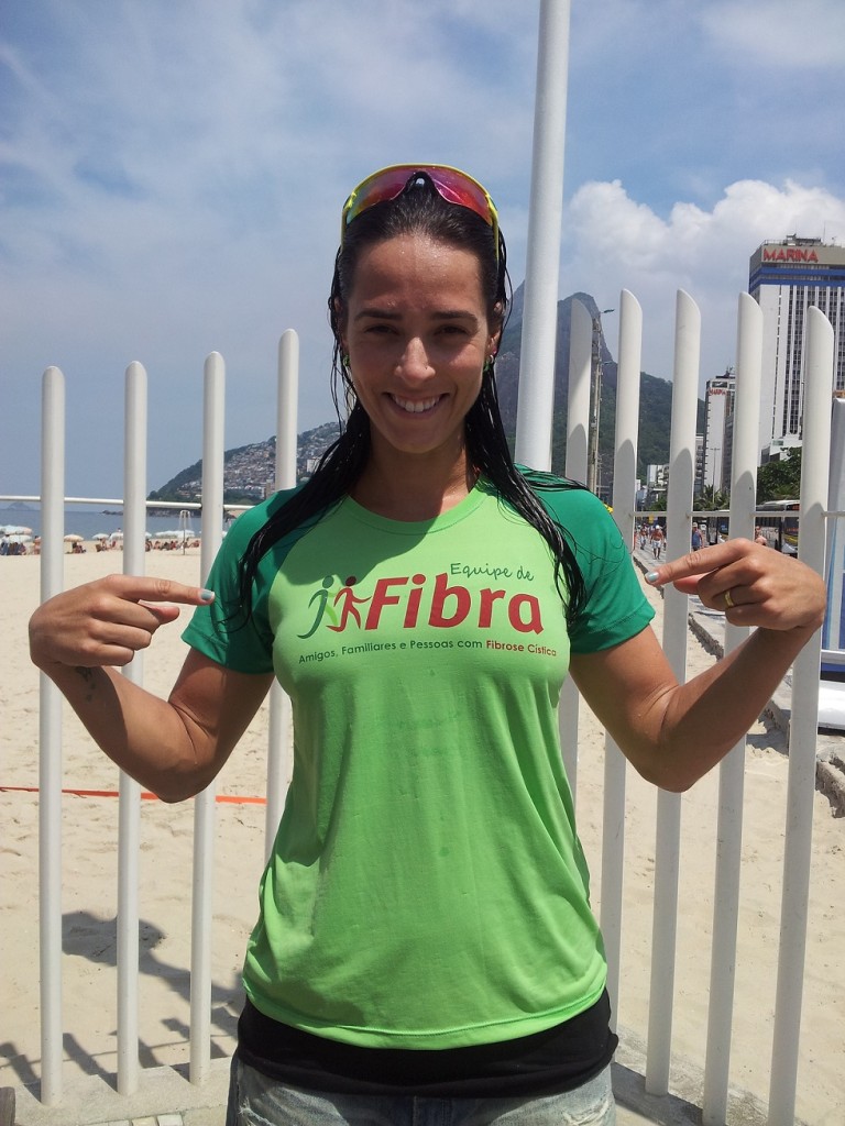 Ágatha, 1º Lugar no ranking do vôlei de praia brasileiro, vestiu nossa camisa!