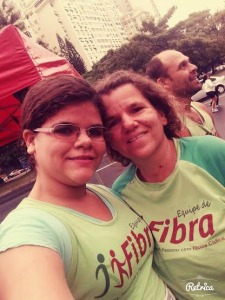 Rafaela e Neiva fazem parte da Equipe de Fibra