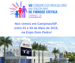 Participe do VII Congresso Brasileiro de Fibrose Cística, em maio de 2019!