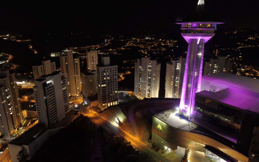 Torre Alta Vila em Belo Horizonte/MG será iluminada de roxo em alusão ao Setembro Roxo 2021